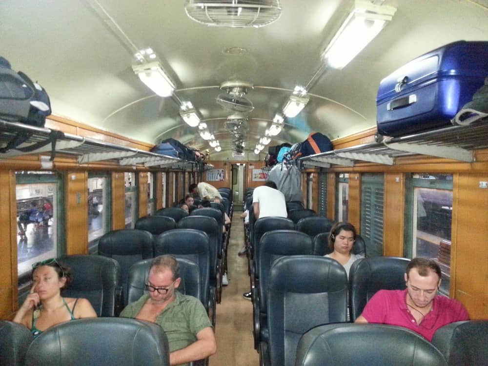 Fan Seats on Train 51