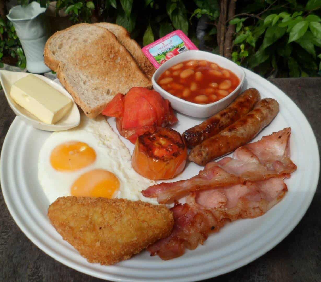 The traditional full English breakfast