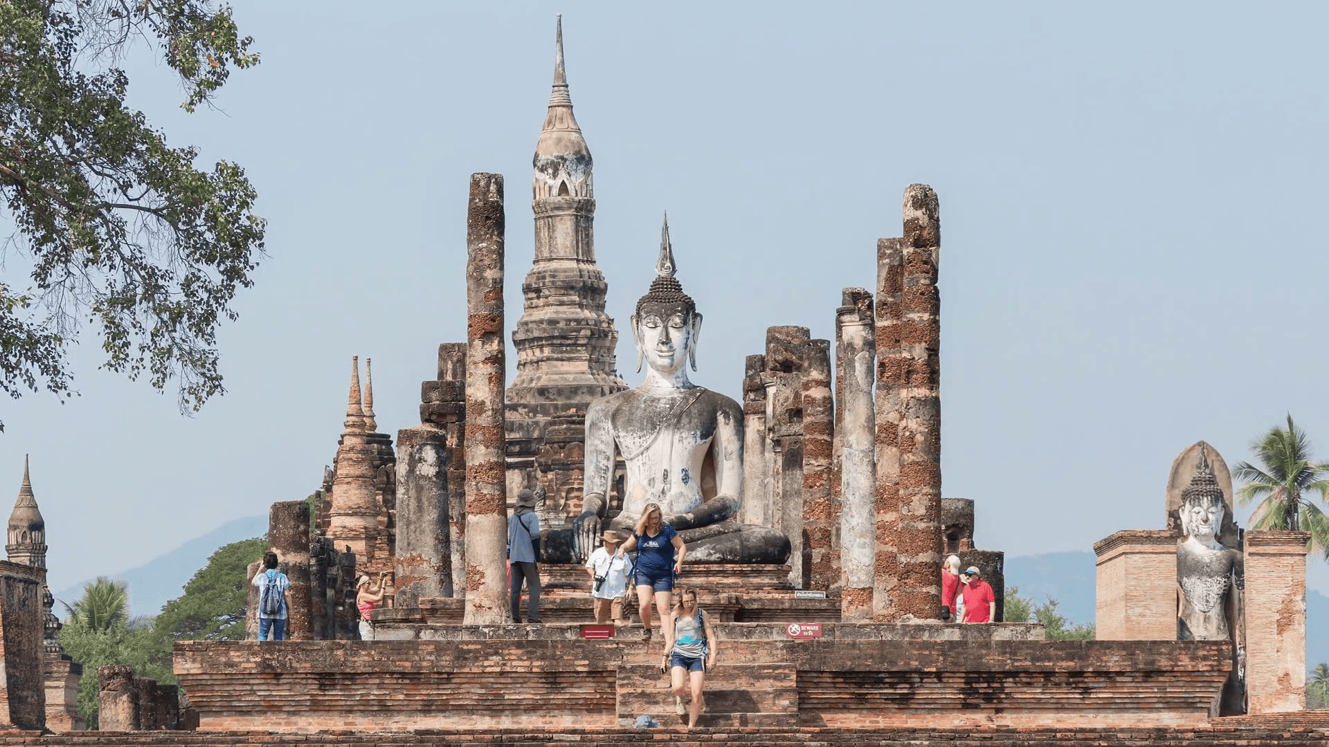 Buddha statue in Sukhothai historical park